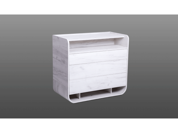 Τουαλέτα 3 συρτάρια SO2 100x50x90 DIOMMI 45-746